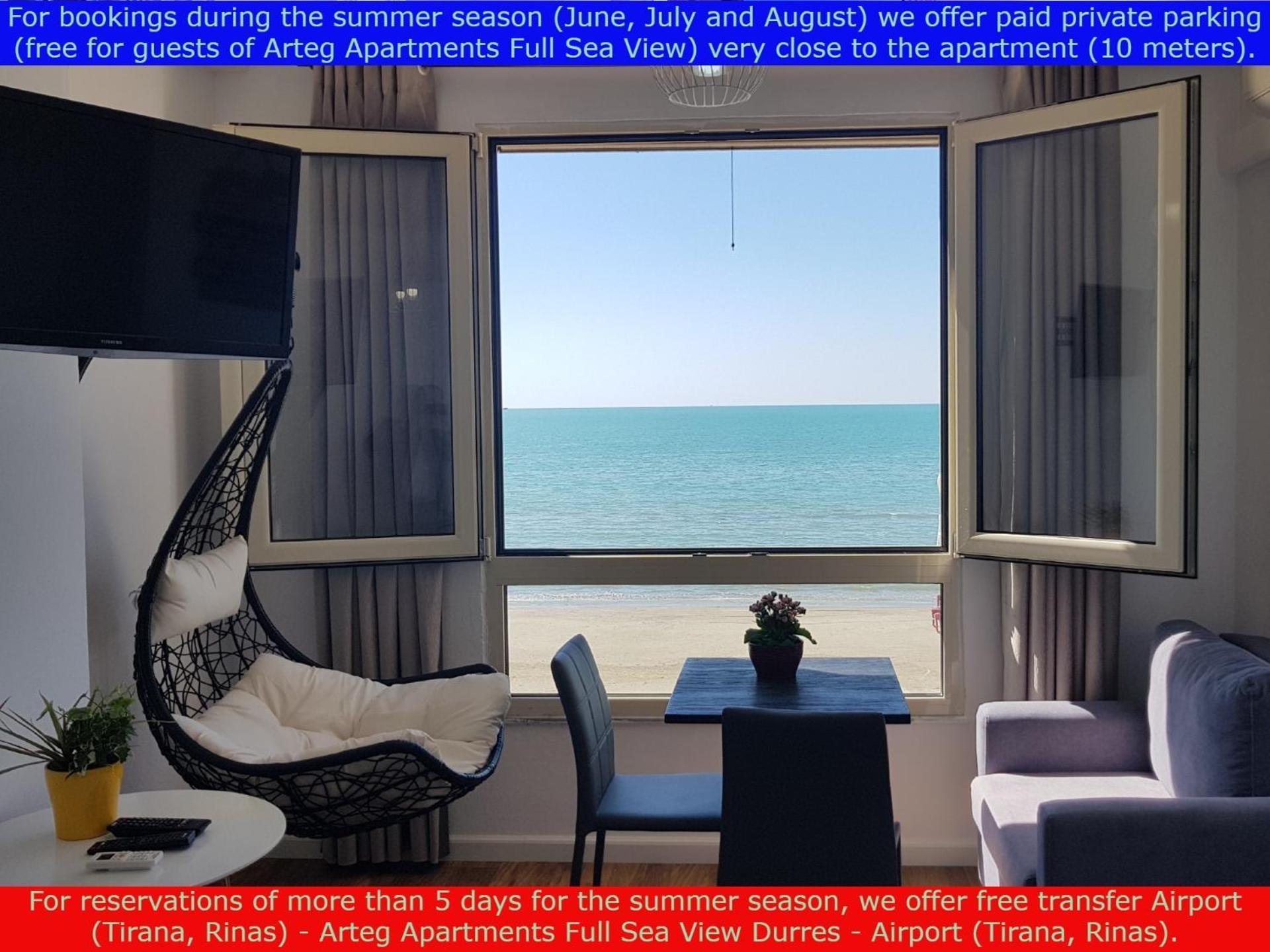 Arteg Apartments - Full Sea View Durres Bagian luar foto